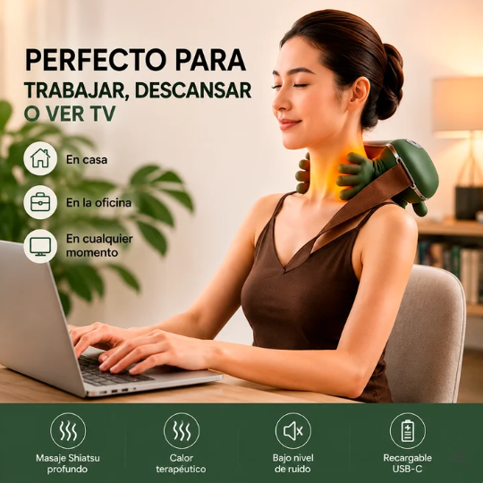 Masajeador Eléctrico Portátil ⭐️⭐️⭐️⭐️⭐️